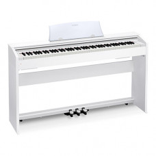 PX-770WE Privia Цифровое пианино со стойкой и педалями, белое, Casio