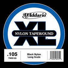 TWB105 Tapewound Отдельная струна для бас-гитары, нейлоновая оплетка, 105, D'Addario