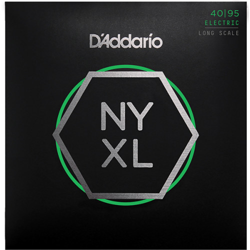 NYXL4095 NYXL Комплект струн для бас-гитары, Long Scale, Super Light, 40-95, D'Addario