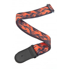 50F01 Woven Ремень для гитары текстильный, без наплечника, рисунок "Fluid Flames" Planet Waves 50F01 Woven Ремень для гитары текстильный, без наплечника, рисунок "Fluid Flames" Planet Waves