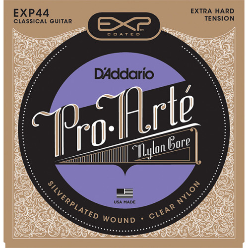 EXP44 CLASSICAL Струны для классической гитары нейлоновые Extra Hard D`Addario