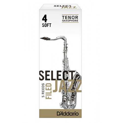 RSF05TSX4S Select Jazz Filed Трости для саксофона тенор, размер 4, мягкие (Soft), 5шт, Rico