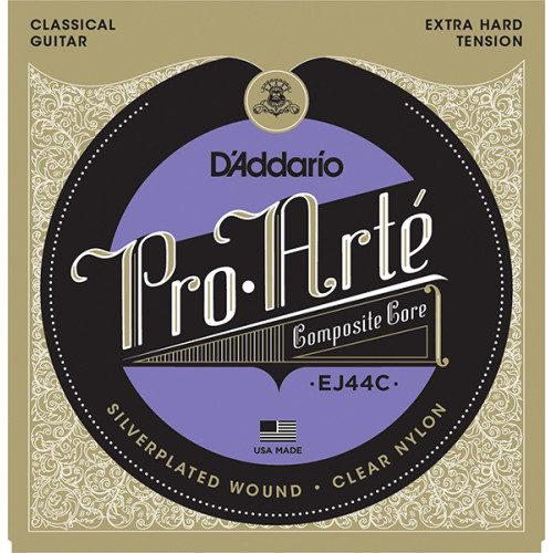 EJ44C COMPOSITE PRO ARTE Струны для классической гитары нейлоновые Extra Hard D`Addario EJ44C COMPOSITE PRO ARTE Струны для классической гитары нейлоновые Extra Hard D`Addario