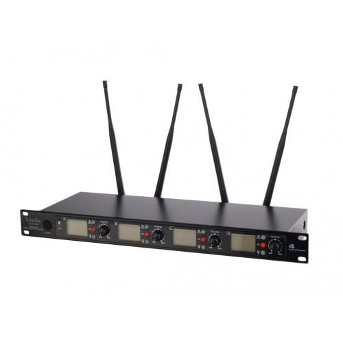 LS-Q6-4M Беспроводная микрофонная система, 4 ручных передатчика, Laudio