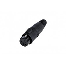 RCX5F-Z-002-0 Разъем на кабель XLR "мама", Rean RCX5F-Z-002-0 Разъем на кабель XLR "мама", Rean