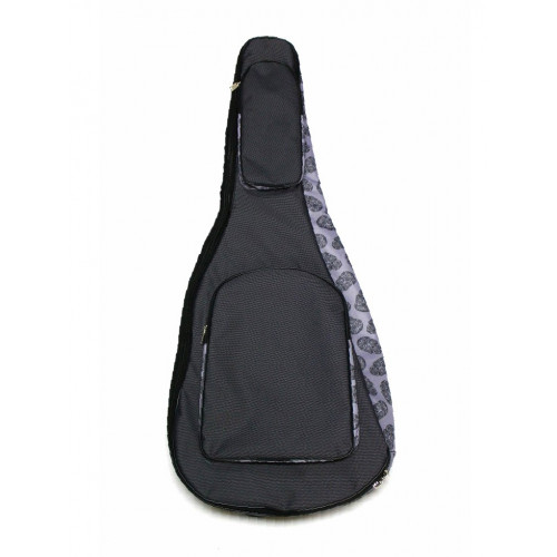 MZ-ChG-12-3grey/skull2 Чехол для гитары дредноут, MEZZO