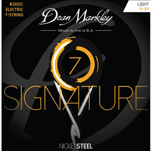 DM2502C Signature Light Комплект струн для 7-струнной электрогитары, никелирован., 9-54, Dean Markey DM2502C Signature Light Комплект струн для 7-струнной электрогитары, никелирован., 9-54, Dean Markey