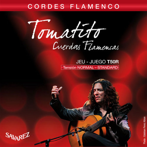 T50R Flamenco Tomatito Комплект струн для классической гитары, норм.натяжение, посеребр., Savarez T50R Flamenco Tomatito Комплект струн для классической гитары, норм.натяжение, посеребр., Savarez