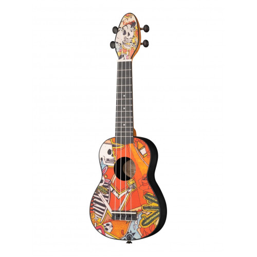 K2-EM Keiki Designer Series Укулеле сопрано, с чехлом и тюнером, Ortega