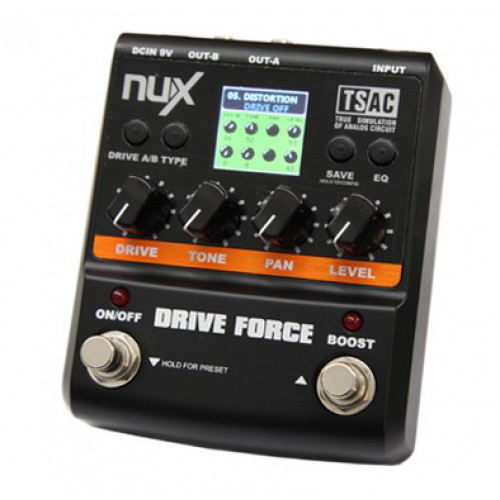 DRIVE-FORCE Педаль эффектов, Nux Cherub
