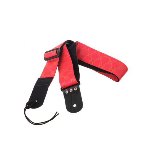 MZ-RG-5red Ремень для гитары, красный, MEZZO