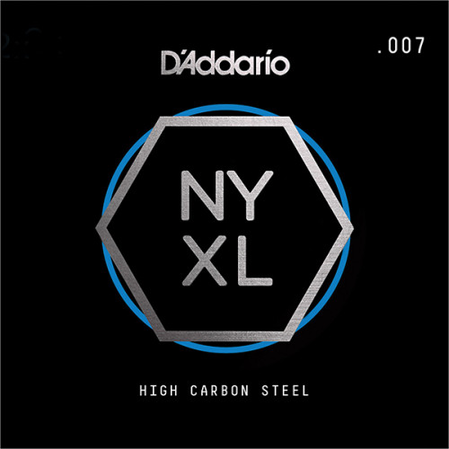 NYS007 NYXL Отдельная струна для гитары, сталь, .007, D'Addario