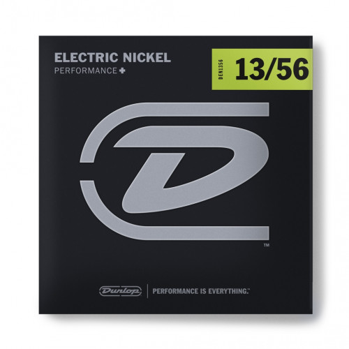 DEN1356 Комплект струн для электрогитары, никелированные, Extra Heavy, 13-56, Dunlop