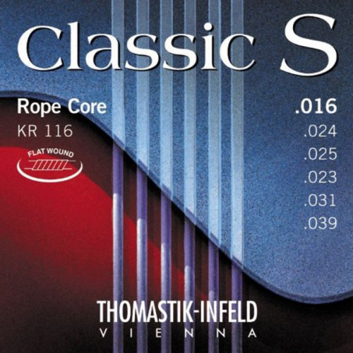 KR116 Classic S Комплект струн для классической гитары, сталь/нейлон и посер.медь, 16-39, Thomastik KR116 Classic S Комплект струн для классической гитары, сталь/нейлон и посер.медь, 16-39, Thomastik