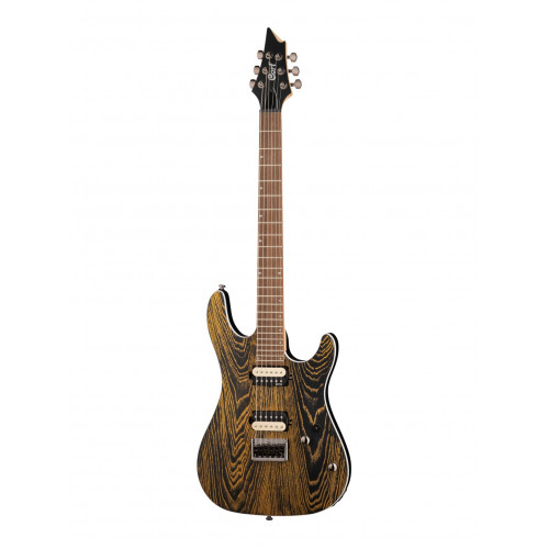 KX300-Etched-EBG KX Series Электрогитара, черная, Cort