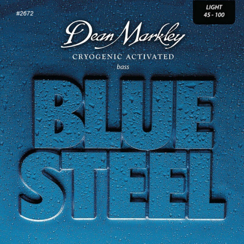 DM2672 Blue Steel Комплект струн для бас-гитары, 45-100, Dean Markley