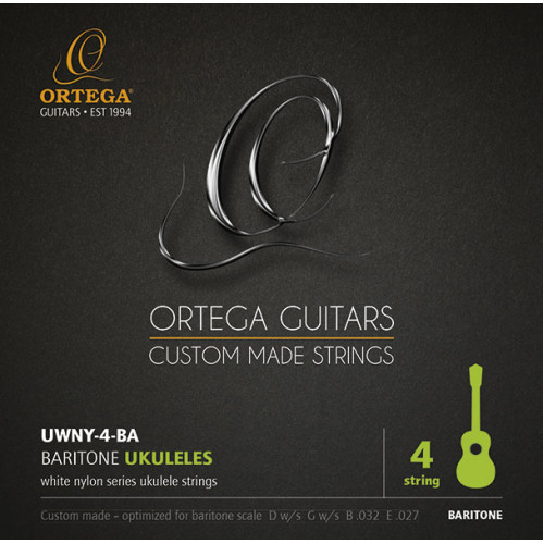 UWNY-4-BA Комплект струн для укулеле баритон, Ortega