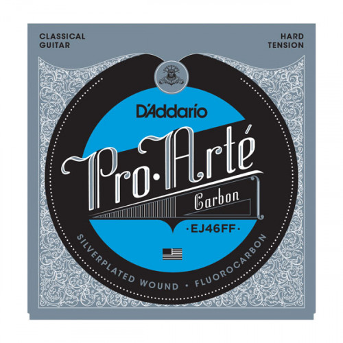 EJ46FF Pro-Arte Carbon Комплект струн для классической гитары, сильное натяжение, D'Addario EJ46FF Pro-Arte Carbon Комплект струн для классической гитары, сильное натяжение, D'Addario