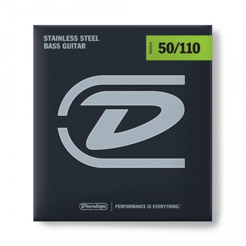 DBS50110 Комплект струн для бас-гитары, нерж.сталь, Heavy, 50-110, Dunlop