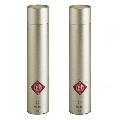 008522 Neumann KM 183 stereo set Микрофон конденсаторный, стереопара, никель, Sennheiser
