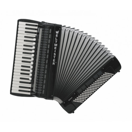 Saphir-IV-120/41-BK-IS Saphir Аккордеон 41/120/IV/11/5, черный, итал.пластины, Weltmeister