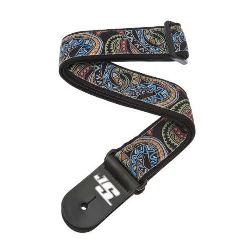 50JS04 Joe Satriani Ремень для гитары, рисунок «Snakes Mosaic», Planet Waves