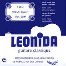 530F Leonida Комплект струн для классической гитары, норм.натяжение, Savarez 530F Leonida Комплект струн для классической гитары, норм.натяжение, Savarez