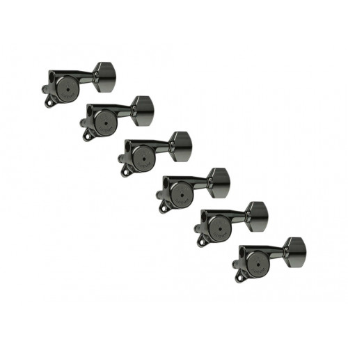 SG381-HAPM-07-B-L6 Колки для гитары 6л, локовые, черные, Gotoh