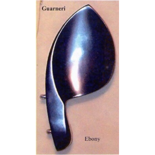 VC01Eh-4/4 Подбородник для скрипки, модель Guarneri, крепление Hill, черное дерево, WBO