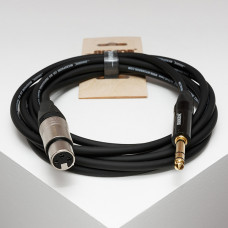 MC226-XFJS-6m Кабель микрофонный, XLRF-6.35мм стерео, 6м, SHNOOR