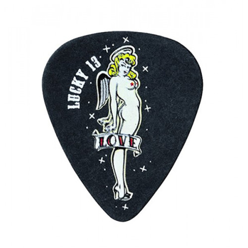 L09R.60 Lucky 13 Love Girl Медиаторы 36 шт., толщина 0,60мм, Dunlop
