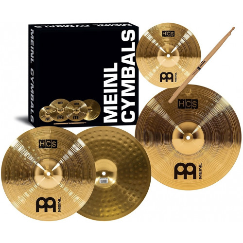 HCS1314+10S HCS Beginners Cymbal Set Комплект тарелок 13, 14"+10" и палочки, Meinl