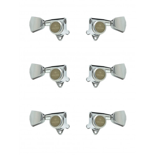 SG301-MGT-04-C-L3+R3 Колки для гитары 3+3, локовые, хром, Gotoh