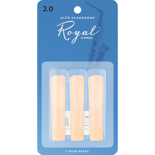 RJB0320 Rico Royal Трости для саксофона альт, размер 2.0, 3шт, Rico