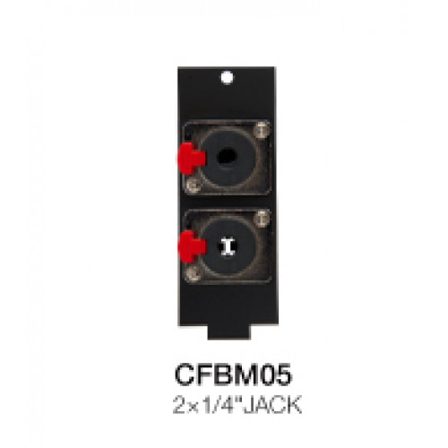 CFBM05 Floor Box Модуль коммутационной коробки 2 х TRS 6.35мм, Soundking