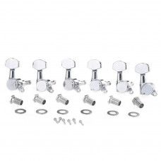 MX1368CR-6 Колки для гитары, 6л, локовые, хром, Musiclily MX1368CR-6 Колки для гитары, 6л, локовые, хром, Musiclily