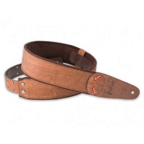 8401070040354 Steady Mojo Cork Brown Ремень для гитары, RightOn Straps