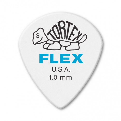 466R1.0 Tortex Flex Jazz III XL Медиаторы, 72шт, толщина 1.0мм, Dunlop