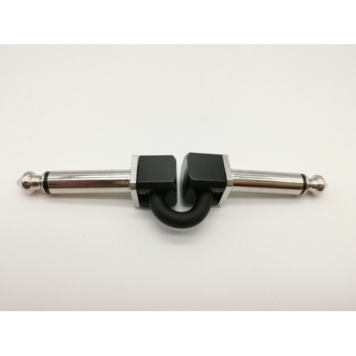 E45-JR-JR-0003-0 Патч-кабель, угловой, беспаечный корпус, 0.03м, ZZcable