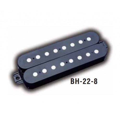 BH-22-8-A-BK-B Звукосниматель магнитный для 8-струнной гитары, хамбакер, бриджевый, черный, Belcat BH-22-8-A-BK-B Звукосниматель магнитный для 8-струнной гитары, хамбакер, бриджевый, черный, Belcat