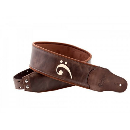 8401010050351 Bassman Fakey Brown Ремень для гитары, RightOn Straps