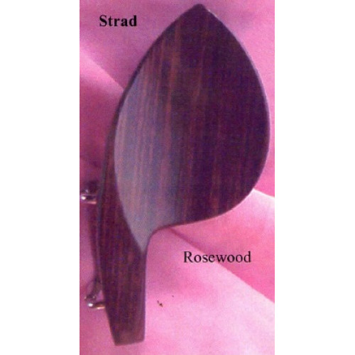 VC09Ru-4/4 Подбородник для скрипки, модель Strad. Форма крепления - U. Материал - палисандр. WBO
