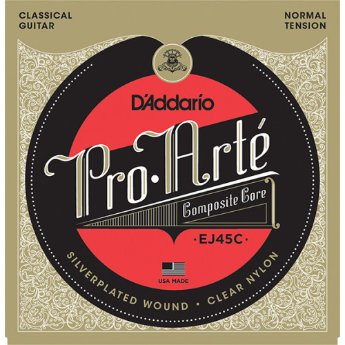 EJ45C COMPOSITE PRO ARTE Струны для классической гитары нейлоновые/композитные Normal D`Addario EJ45C COMPOSITE PRO ARTE Струны для классической гитары нейлоновые/композитные Normal D`Addario