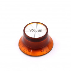 MX1060 Ручка потенциометра Gibson Style, Volume, метрическая, янтарь, Musiclily MX1060 Ручка потенциометра Gibson Style, Volume, метрическая, янтарь, Musiclily