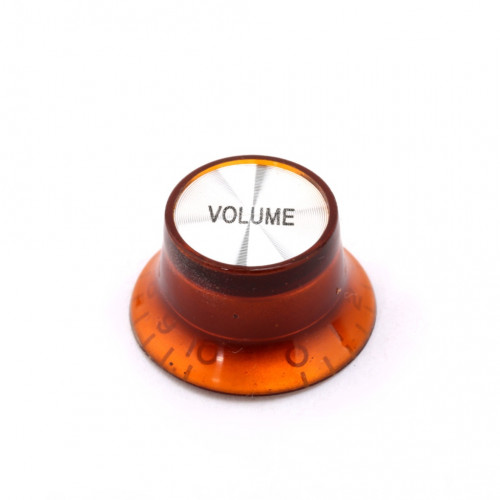 MX1060 Ручка потенциометра Gibson Style, Volume, метрическая, янтарь, Musiclily