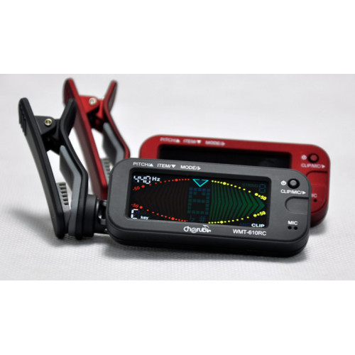 WMT-610RC Цифровой тюнер-метроном на прищепке Cherub WMT-610RC Цифровой тюнер-метроном на прищепке Cherub