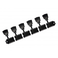 SD91-SLB-B-L6 Колки для гитары 6л, черные, Gotoh
