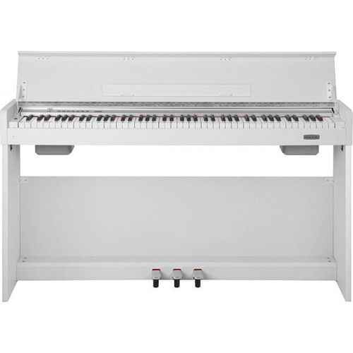 WK-310-White Цифровое пианино на стойке с педалями, белое, Nux Cherub