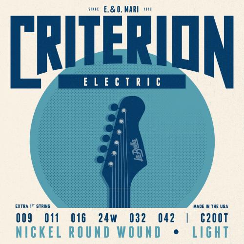 C200T Criterion Комплект струн для электрогитары 009-042 La Bella C200T Criterion Комплект струн для электрогитары 009-042 La Bella