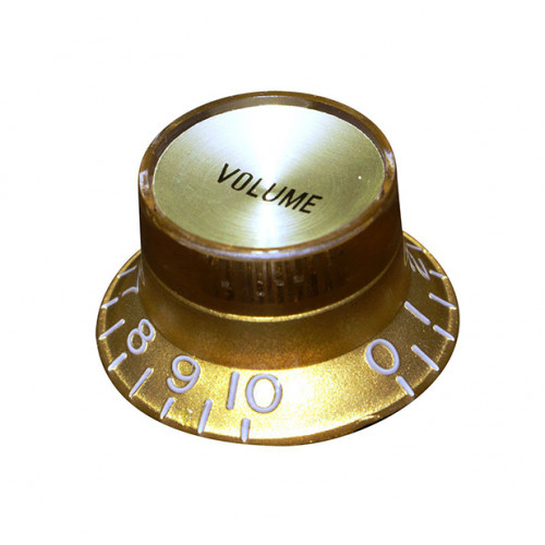 KG-130VI Ручка потенциометра, Volume, золото, дюймы, Hosco